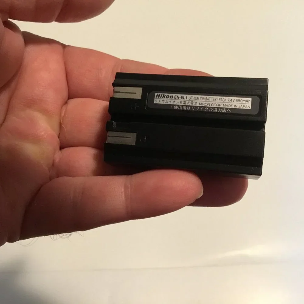 Nikon MH-53 Camera Battery Charger w/ Cord & Replacement Battery